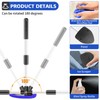 Windshield Cleaning Tool, 23-inch Extendable Handle Car Window Cleaner with