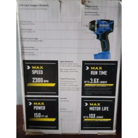 Kobalt Brushless 24-volt Max Variable Speed Brushless 3/8-in Drive Impact NEW