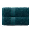 Brentfords Bathroom Towels Teal Green, Ultra Soft Feel Hand Towels