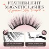 LASHVIEW Magnetic Eyelashes with Applicator,Reusable Soft Magnetic Eyelashes Natural Look,