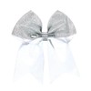 7" Large Glitter Cheer Hair Bows Clip for Girls and