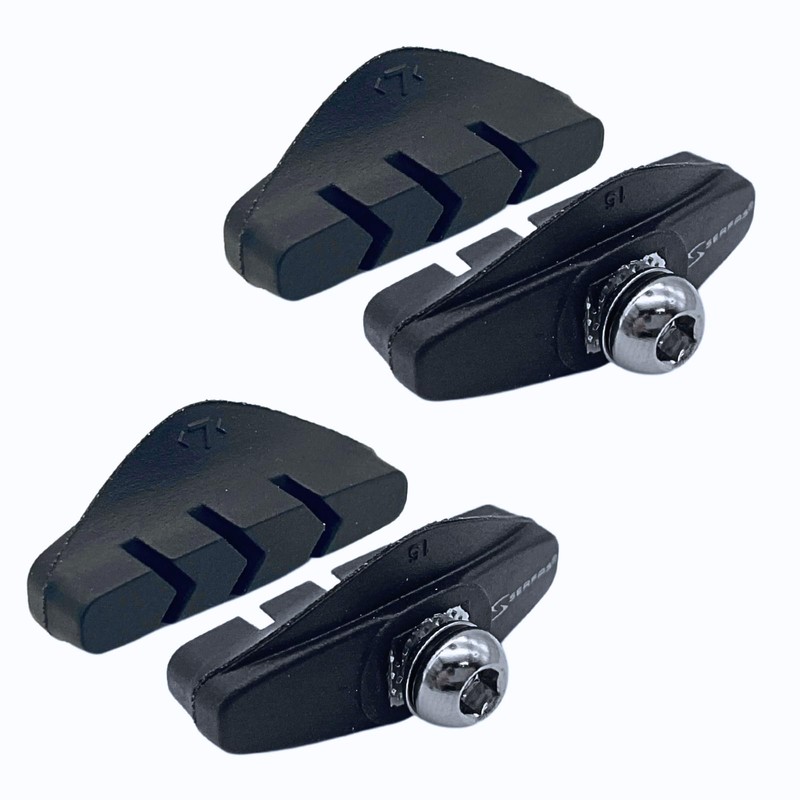 SERFAS Replacement Brake Shoes for Bicycles, Road Bikes, Calipers, Front
