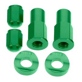 BUGUUYO 1 Set Aluminum Alloy Valve Stem Cap Kit Car Valve Caps for Automotive Replacement