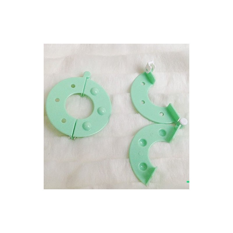 Ultnice 8-Piece 4-Size Pompom Maker Fluff Ball, DIY Needlecraft Tool