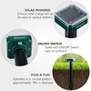 Mole Repellent Stakes 2 Pack - Gopher Repellent Ultrasonic Solar