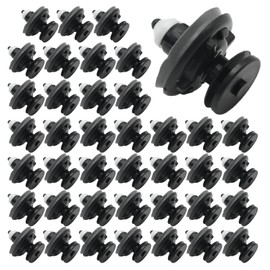 Ollanoos 40 Pcs Car Door Panel Moulding Trim Clips Plastic Car Retainer Clips 6Q0868243 50267052 7L6868243 Replacement for VW T5 T6 Replacement for Golf Replacement for Polo