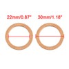 sourcing map Washers Flat Sealing Ring 22 mm Inner Copper