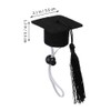 LUOZZY 8 Pcs Dog Graduation Caps with Tassel Small Dog