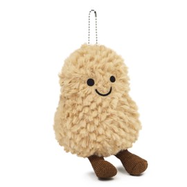 Graduation Peanut Plush Keychain – Cute Soft Pendant for Backpack or Purse, Fun Graduation Gift for Kids & Teens