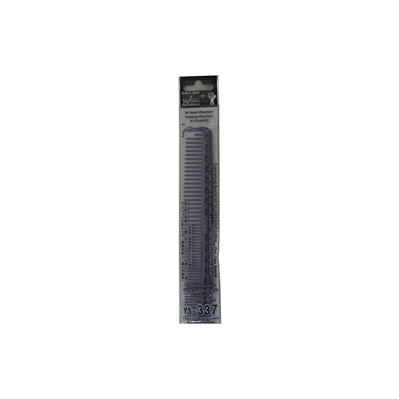 YSPARK YS-337 Purple Hair Brush PL Cutting Comb 1 Piece