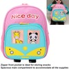 Elementary School Backpack, Oxford Cloth Fabric Cartoon Backpack Soft for