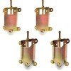 Sliding Mirror Door Rollers Assembly Fit Contractors Part #W8020C, 1-1/2"