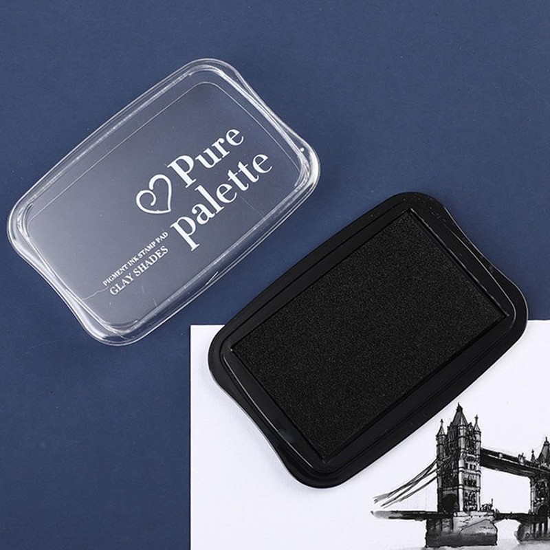Black Eyelash Stamps Tool, False Eyelashes Silicone, L+R Double Sided
