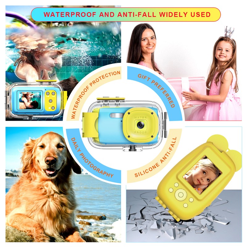Kids Digital Camera Children Mini Action Camcorder Maximum 5MP 2.0