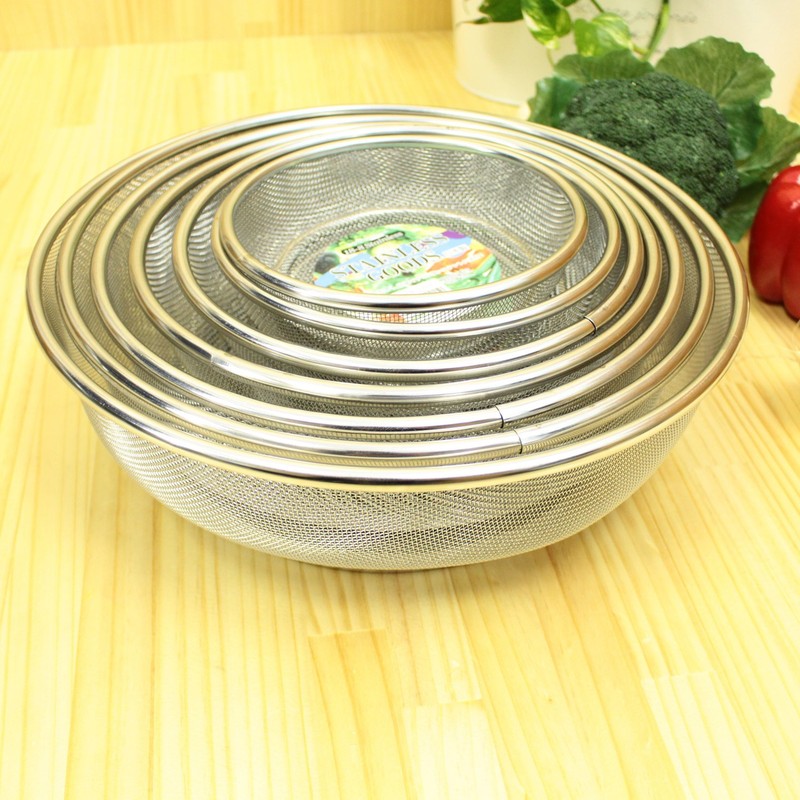 colander 18-8 stainless steel shallow 22cm