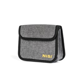 NiSi 100 mm filter bag (offers space for up to 4 filters in sizes 100 x 100 mm ND filter and 100 x 150 mm GND filter), grey