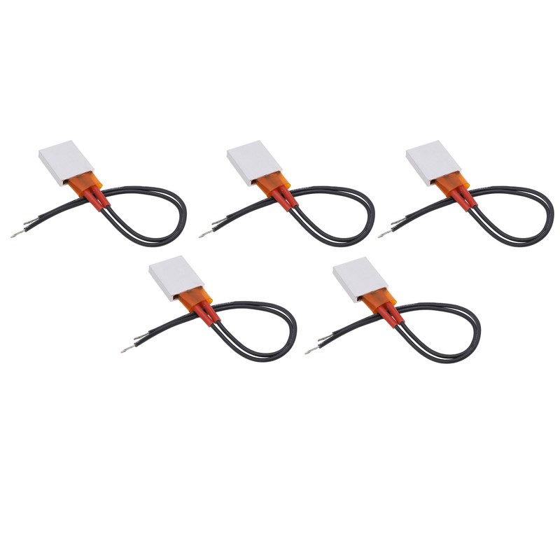 5Pcs PTC Heating Element Aluminum Shell Continuous Heat Output Automatic