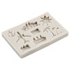 Airplane Silicone Molds Travel Luggage Bag Fondant Mold Set Of