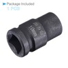 CoCud 6-Point Shallow Impact Socket, 3/8-Inch Drive 10mm Socket, Cr-Mo