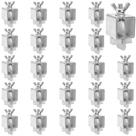 Pumtus 24 Pcs Butt Welding Clamps, Sheet Metal Welding Clips, Auto Body Panel Clamps for Edge to Edge Welding, Small Welding Clamps Tack, Welding Door Alignment Tool for Patch Repairs