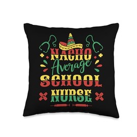 Campus Healthcare School Clinic School Nursing Proud Nurse School Health Advocate Throw Pillow, 16x16, Multicolor