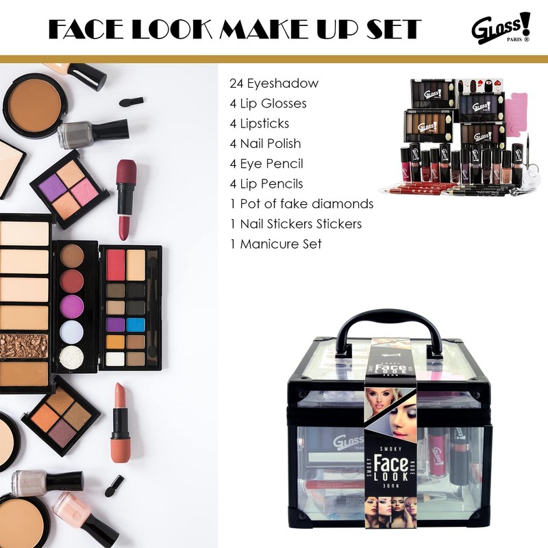 Gloss! Essential Make-Up Malette, 1 Pack (1 x 12 Pieces)