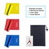 Resistance Bands Set, [Set of 3] 1.5M/4.9ft Skin-Friendly Exercise Bands