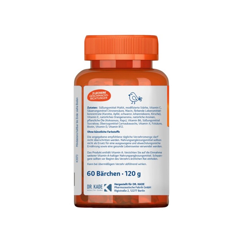 사노스톨 Sanostol 멀티비타민 베어 60개 120g Sanostol Multivitamin Bears 60
