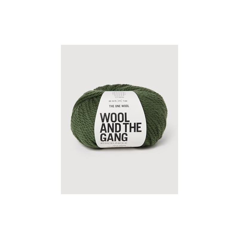 Wool and the Gang, The One Wool, Field Green, 100g,