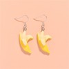 coadipress Fruit Banana Dangle Earrings for Women Fashion Cute Lifelike