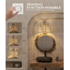 HYMELA N12-3 Two-Lights Boho Rattan Wall Sconce - Vanity Lights