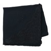 Laura Ashley 05608004 Women's Handkerchief Embroidered Handkerchief, Black