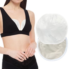 Castor Oil Breast Pack Wrap -Reusable Organic Castor Oil Compress Pads Less Mess for Fibrocystic Breasts (C/D)