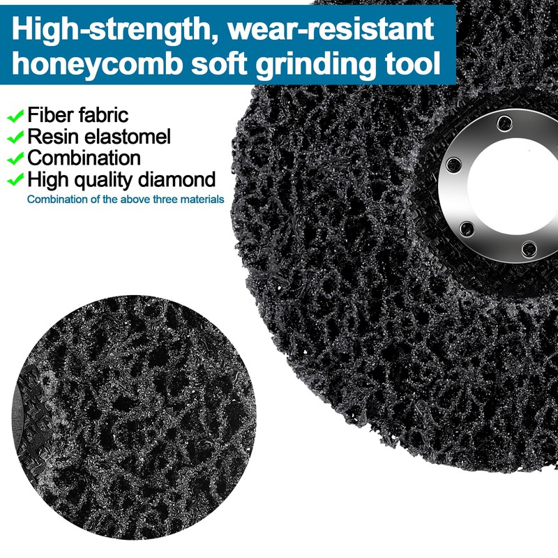 125 mm CSD Disc Sanding Disc, 5 Pieces, Black Cleaning