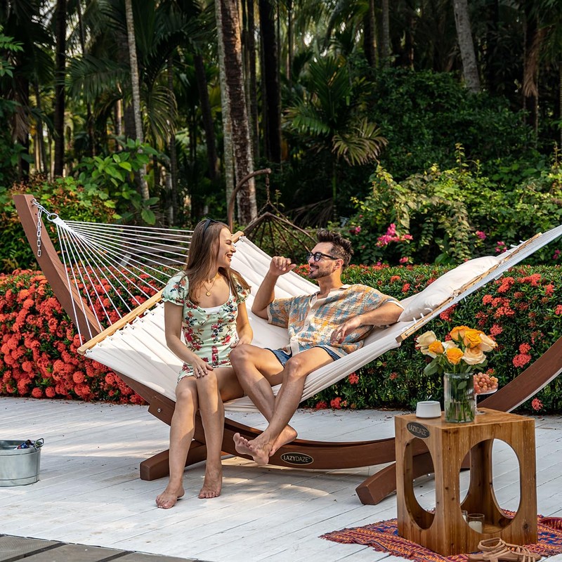 Lazy Daze Hammocks 12 FT Double Quilted Fabric Hammock with