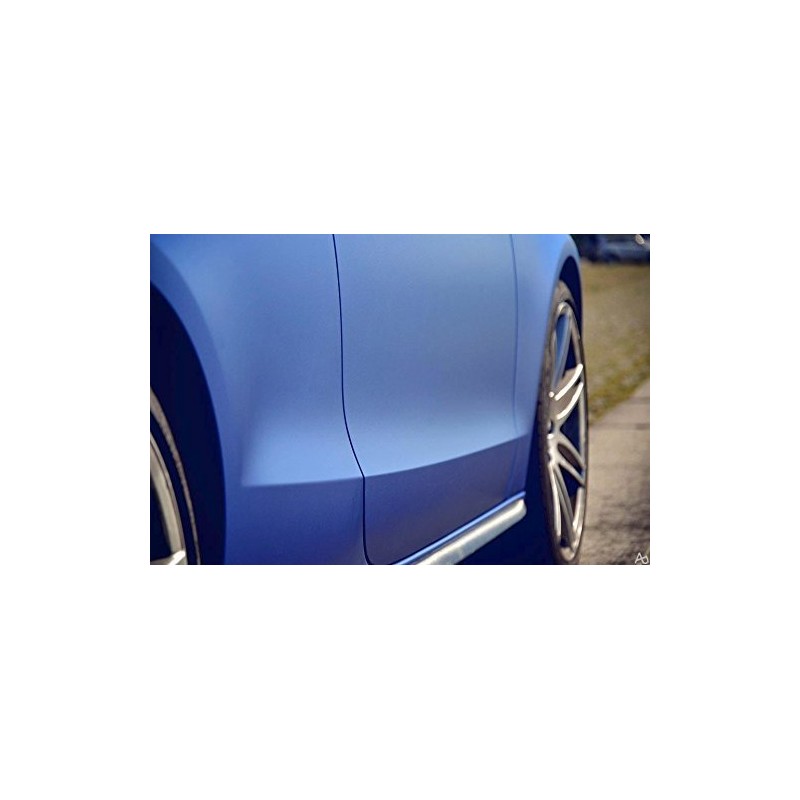 Matte Dark Blue Vinyl Wrap Roll with VViViD XPO Air