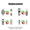 EBAIFUN 18-pc Ice Blue LED Interior Light Kit Compatible with