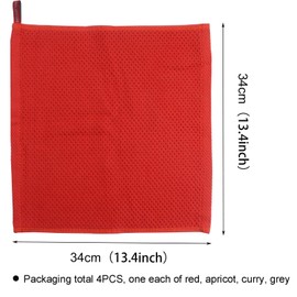 Roellgs 4 Pack Kitchen Bathroom Hand Drying Towels, Wash Towels, Microfibre Hand Towels, Dry Your Hands Immediately