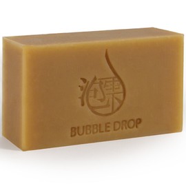 BUBBLE DROP Facial Cleansing Soap, Ylang-Ylang x Benzoin x Avocado Oil x Macadamia Oil, No Palm Oil, Vegan (Additive-free, Cold Processing Method), 3.0 oz (85 g)