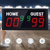 GAN XIN Electronic Digital Scoreboard 6 Digit LED Scoreboard with