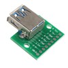 HALJIA 2 USB 3.0 to DIP 2.54mm 9pin female PCB