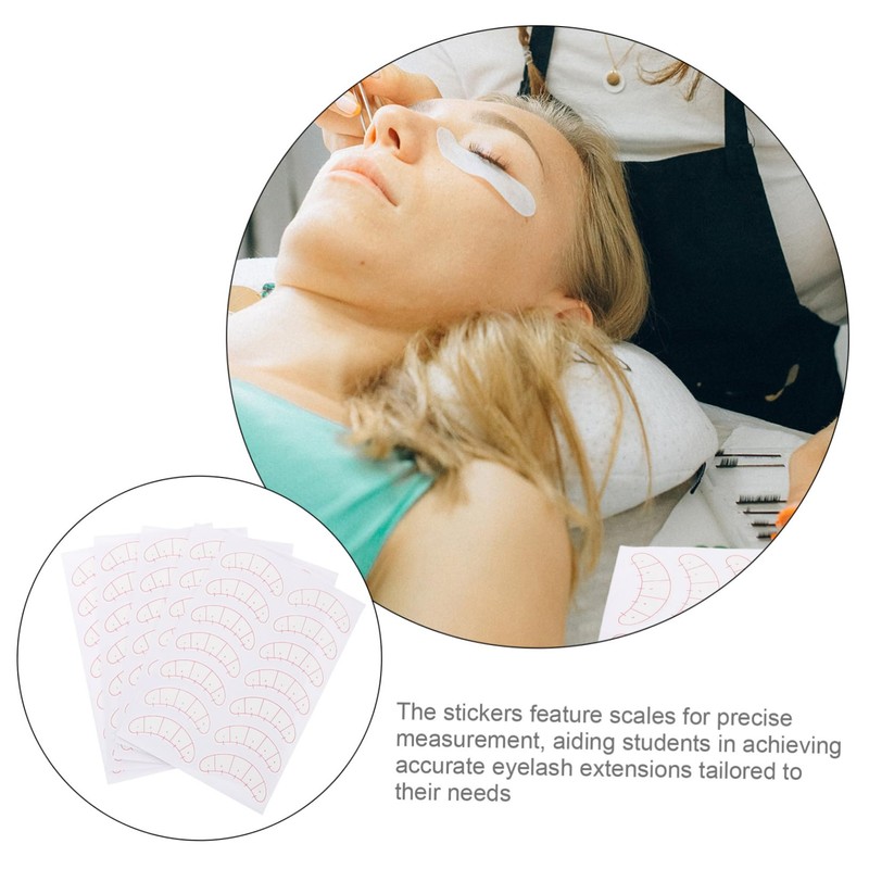 Beavorty 10sheets Accurate Eyelash Stickers Scales under Eye Pads for