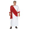 RG Costumes Men's One Size Caesar The, White/Red