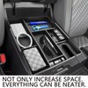HGWEI Center Console Organizer Tray Compatible with Toyota Tundra 2014