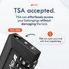 BV TSA Accepted Luggage Travel Lock, Set-Your-Own Combination Lock for