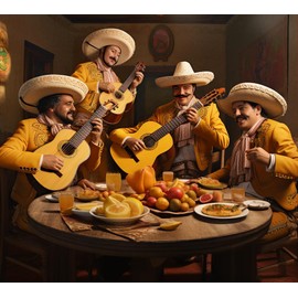 JazzUp® Mariachi Mango Real Fruit Syrup for Non-Alcoholic Drink Mixing, Pancakes and Desserts - 16 fl oz (Real Fruit: Mangoes, Strawberries and Banana)