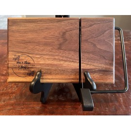 Handmade Solid Walnut Hand Made Cheese slicer Board -  Customization is also available