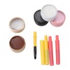 4Pcs Mapping Brow Paste Washable Eyebrows Design Paste White Black