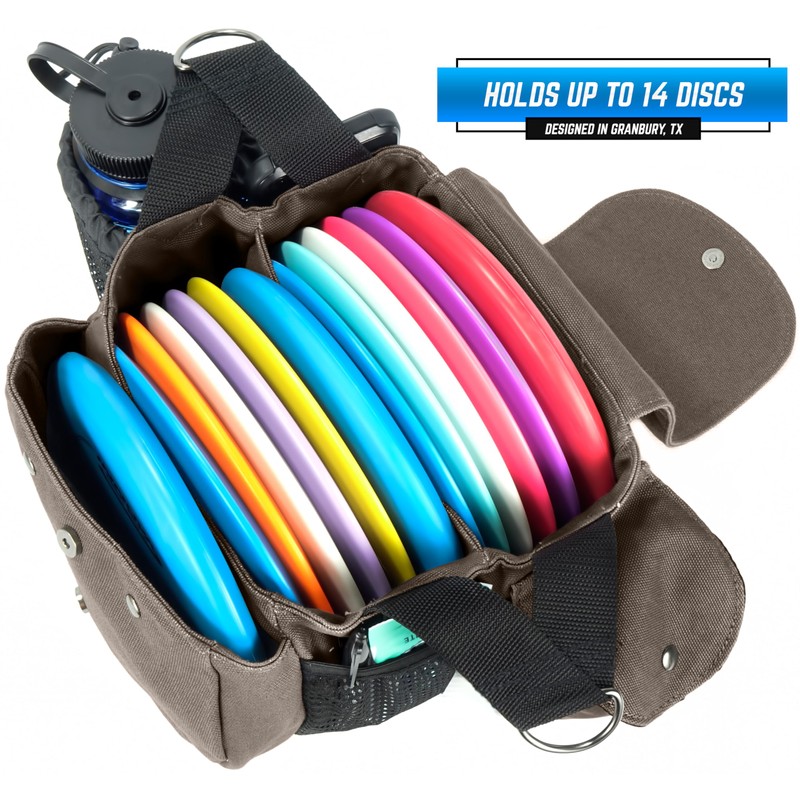 Rogue Iron Disc Golf Satchel Bag- Sling Tote Bag for