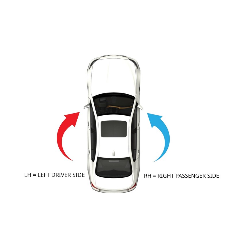 Burco 6142H Driver Side Power Replacement Mirror Glass for 2009-2014